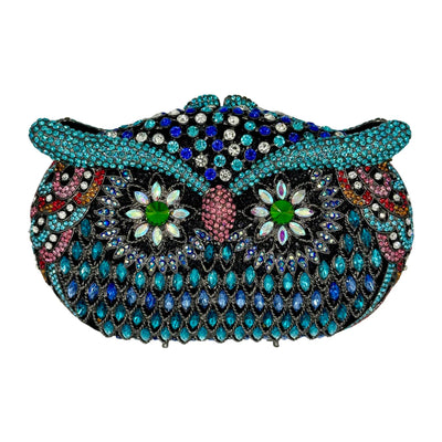 Owl Beaded Clutch
