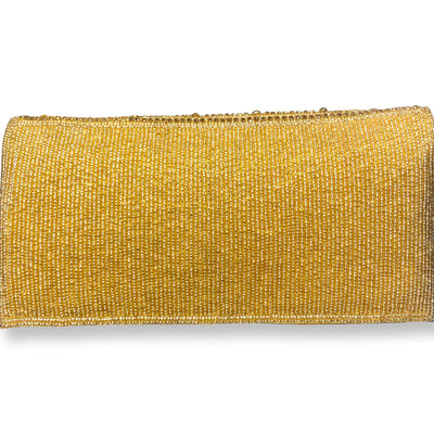Gold Crystal Beads W/Crystal Strap