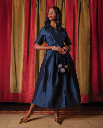 Bella Maxi Dress in Navy