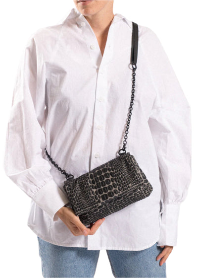 Tokyo Clutch in Gray
