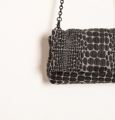 Tokyo Clutch in Gray