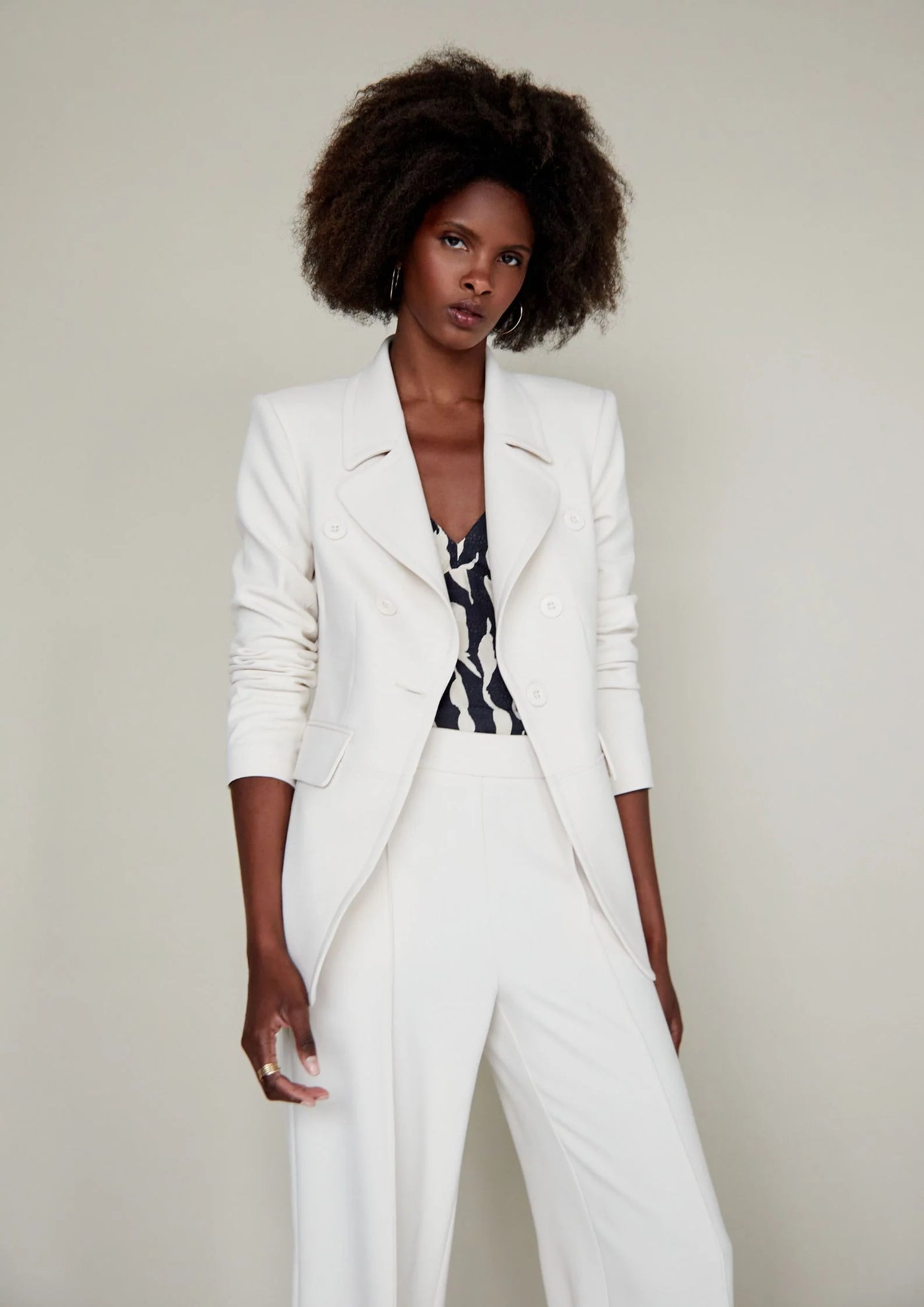 Jacket with Basque Cut - Black