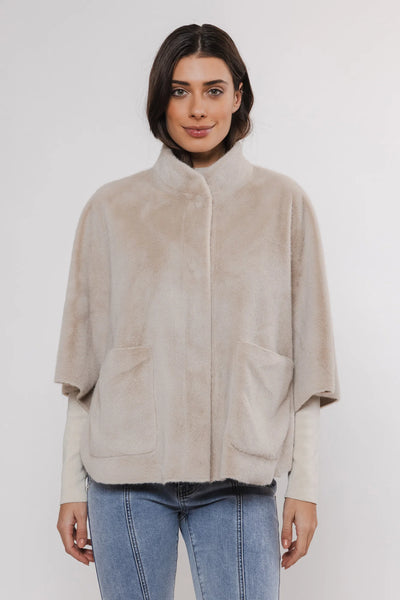 Reversible Dewi Cape in Birch