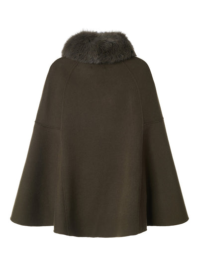 Princess Long Capelet - Loden