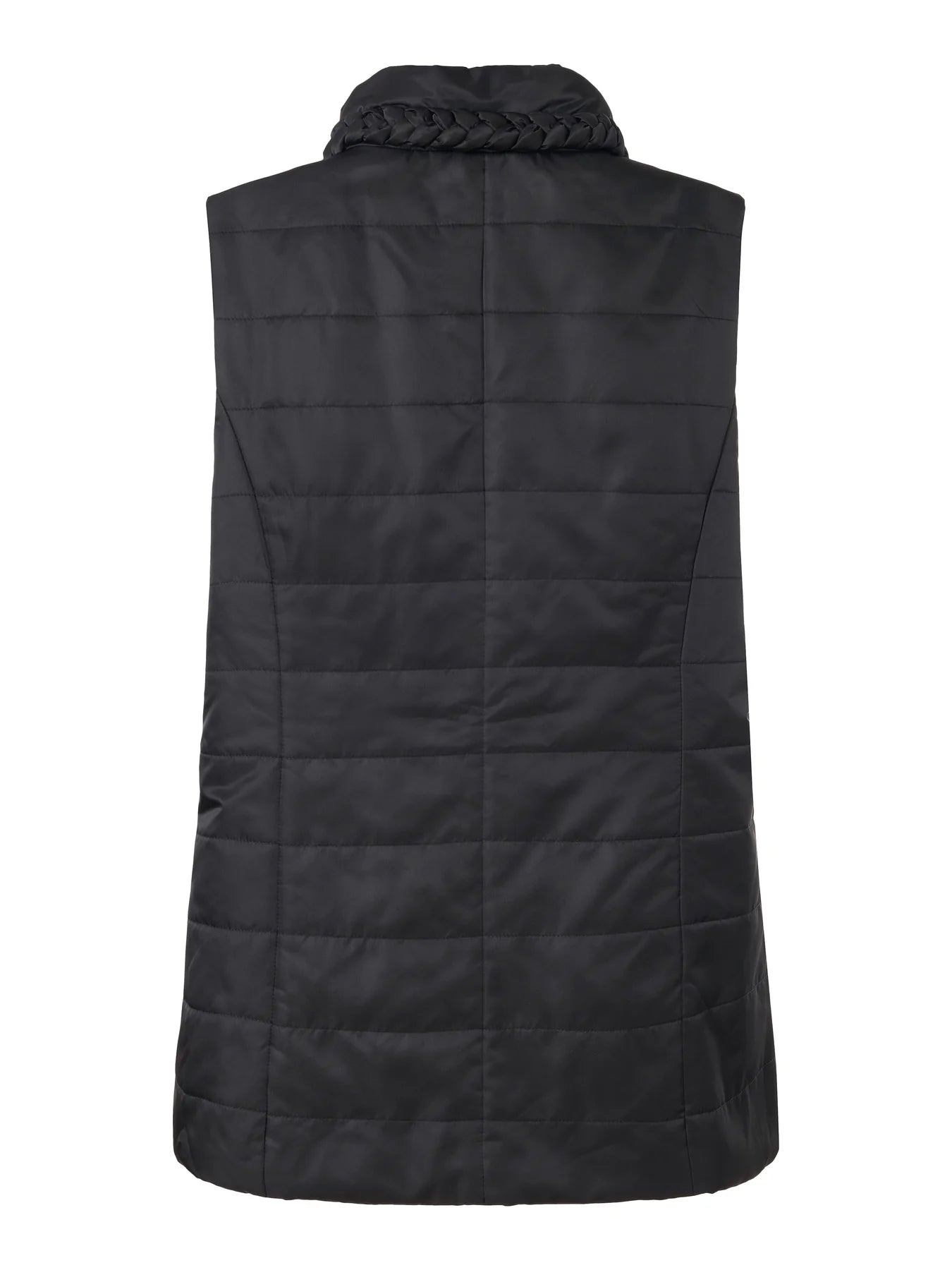 Mink Braided Nylon Vest - Black