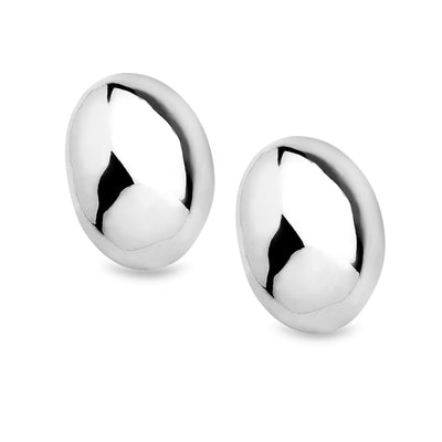 Clip on Oval Earrings
