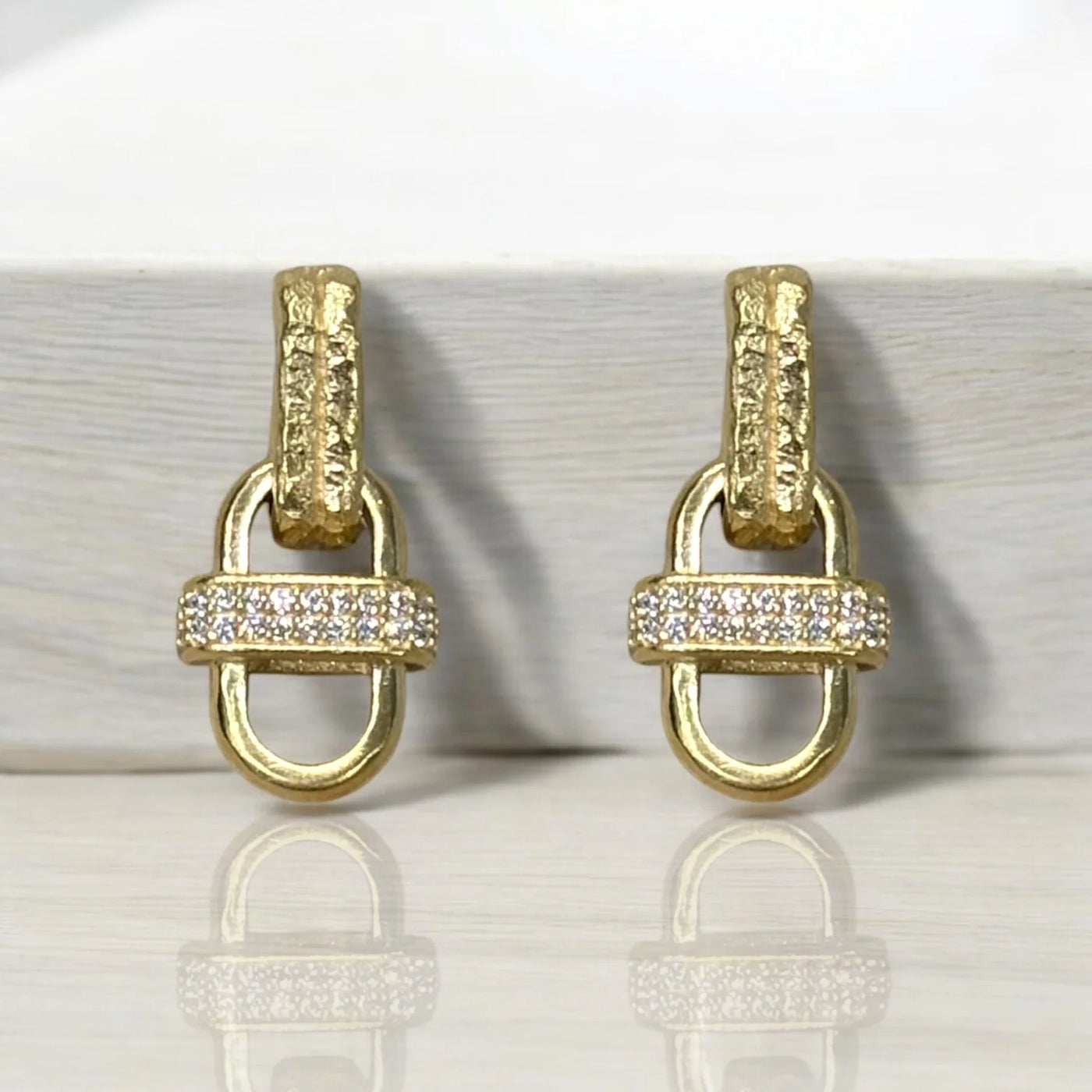 Gold Costa Earrings