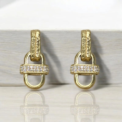 Gold Costa Earrings