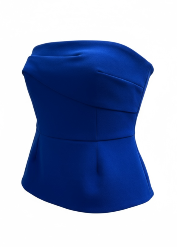 Top with Detachable Straps in Regal Blue