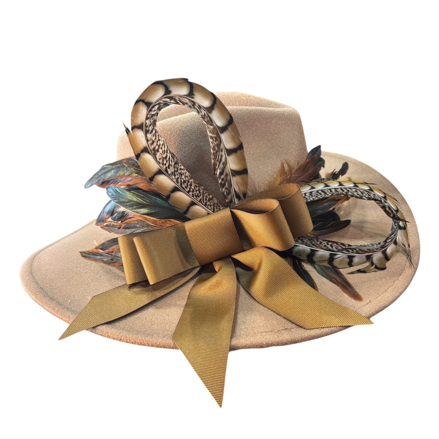 Taupe Felt Fedora