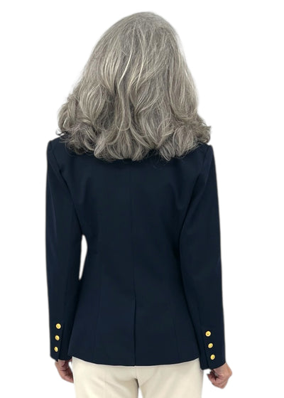 Kyomi Double-Breasted Blazer in Midnight