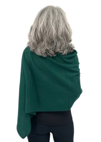 Cashmere Topper in Emerald