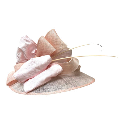 Pink on Pink Sinamay Straw