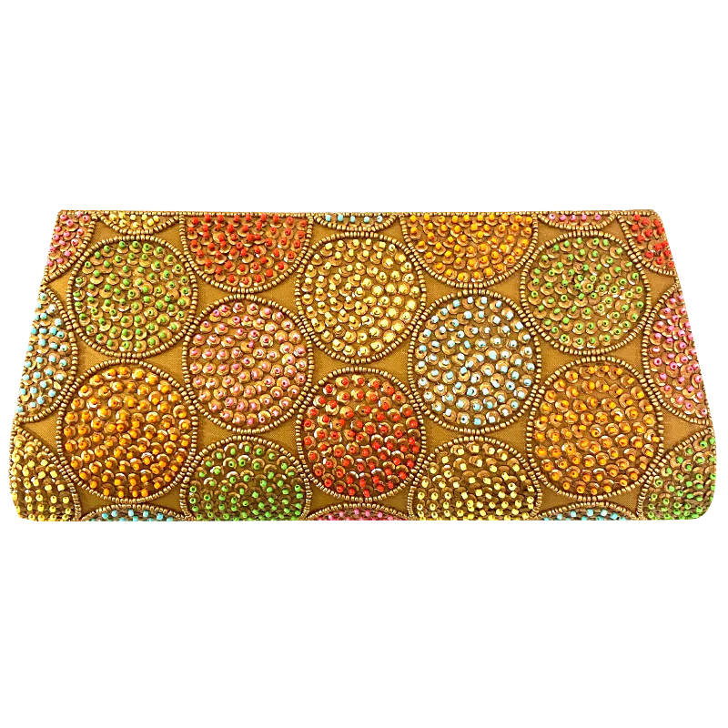 Handbag - Gold/Orange/Blue/Yellow