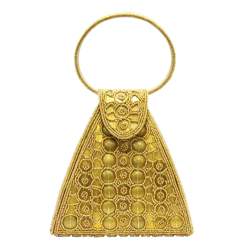 Handbag - Gold Beads/Sequins