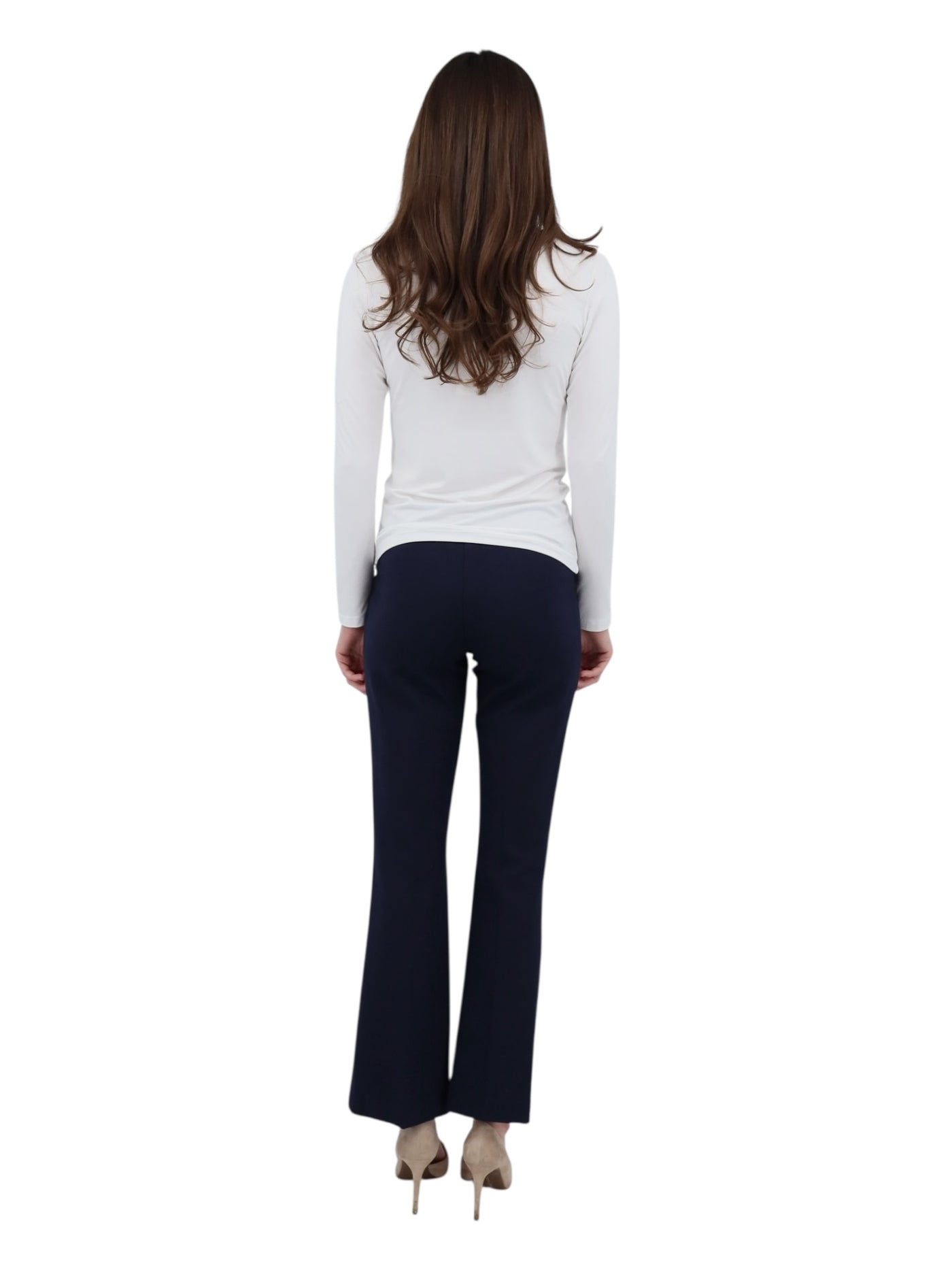 Flare Leg Pant in Navy