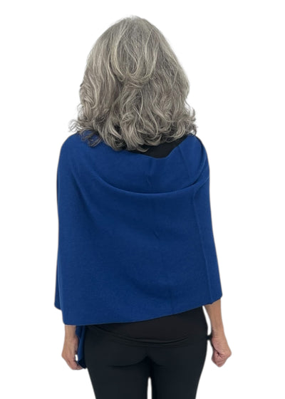 Cashmere Topper in Midnight Blue