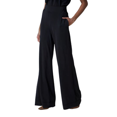 Pull Up Wide Leg Pant Black