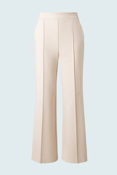 Wide Leg Pintuck Pant - Bone