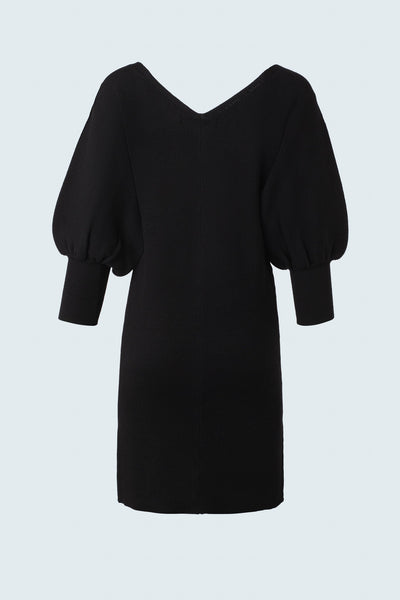 Reversible Cardigan Dress with Batwing Sleeve
