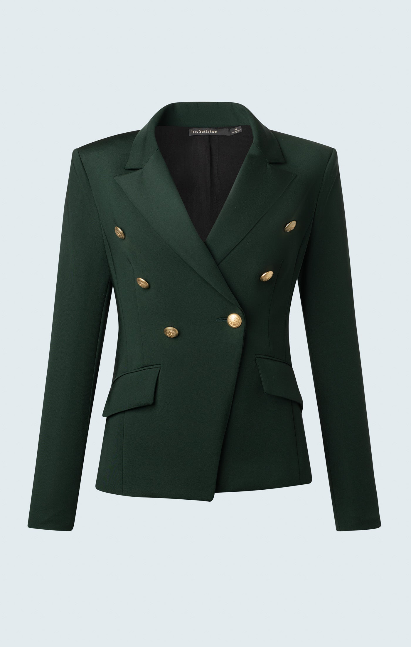 Jacket with 6 Buttons - Forest Green