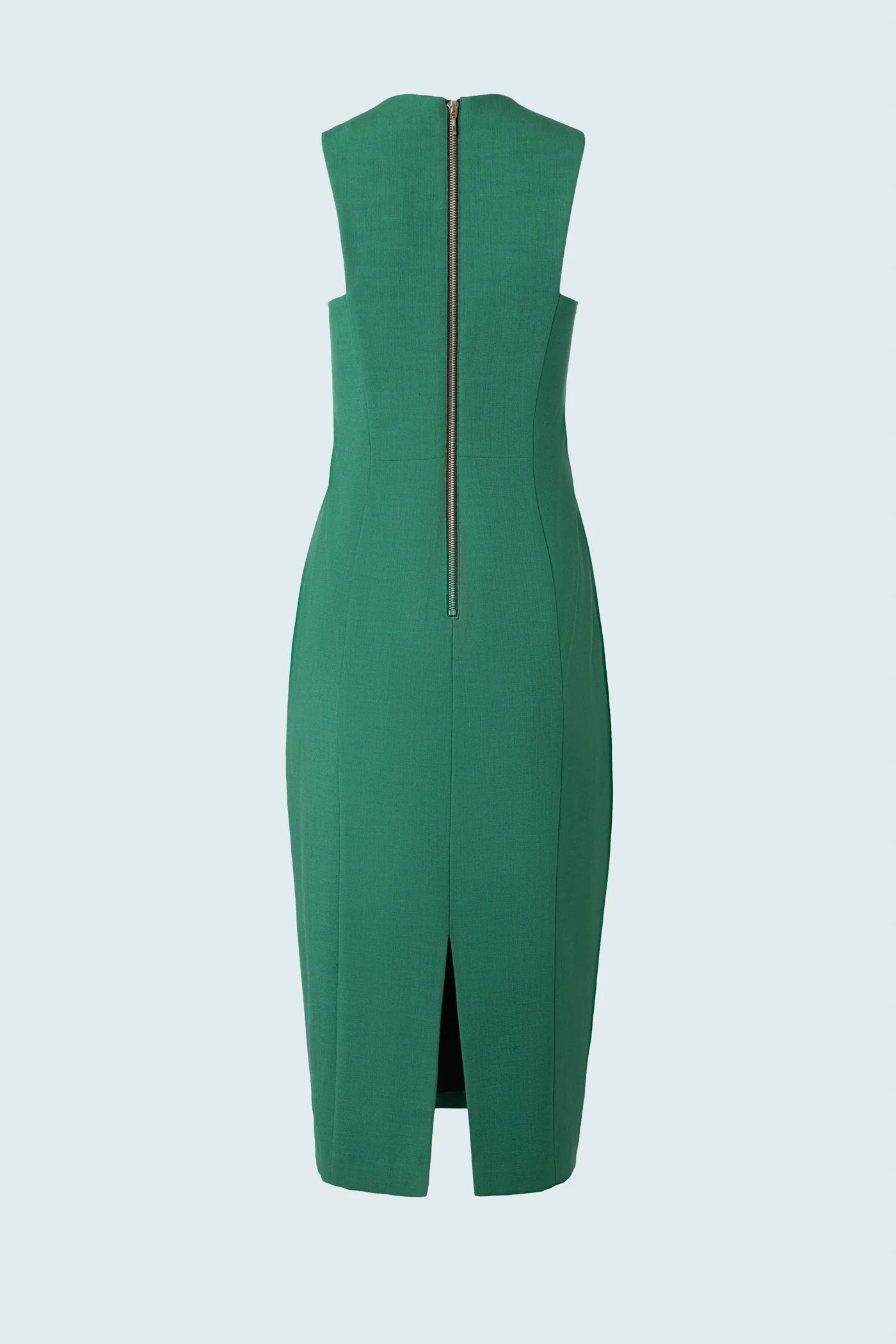 Sleeveless Power Dress - Green