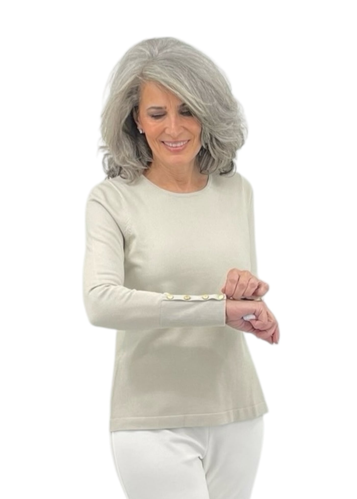 Lurex Jewel Top in Gold