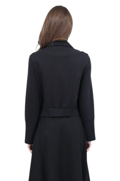 Cropped Cardigan in Black