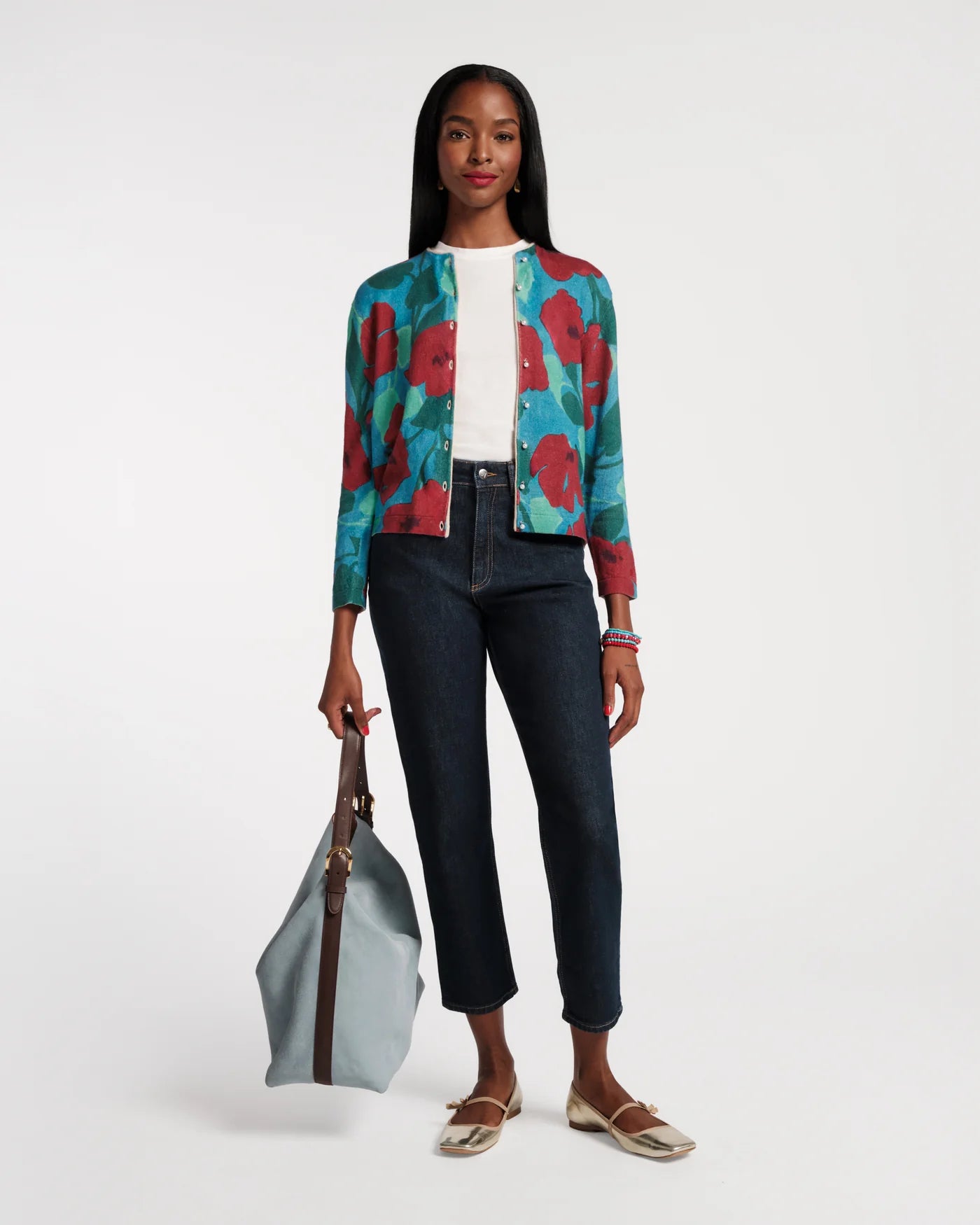 Darling Cardigan in Floating Floral