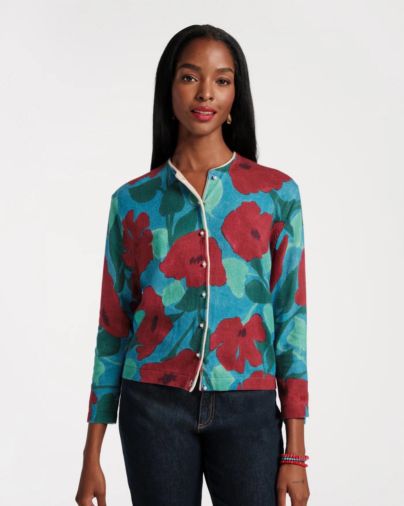 Darling Cardigan in Floating Floral