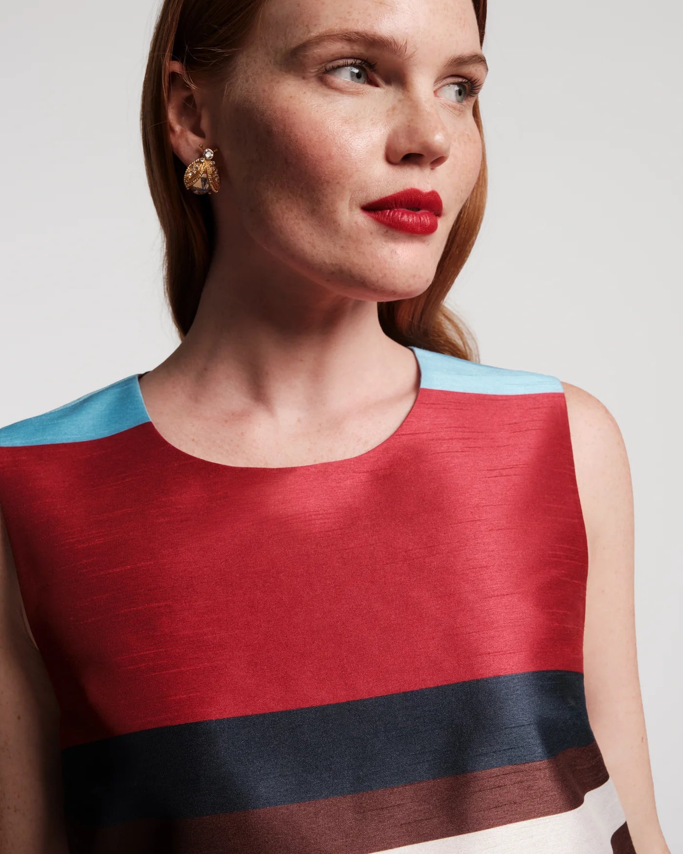 Sylvie Shift Dress in Sublime Stripe