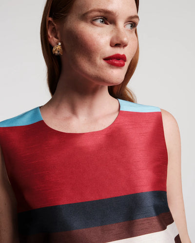 Sylvie Shift Dress in Sublime Stripe