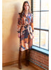Franchesca Midi Dress in Etruscan Scroll
