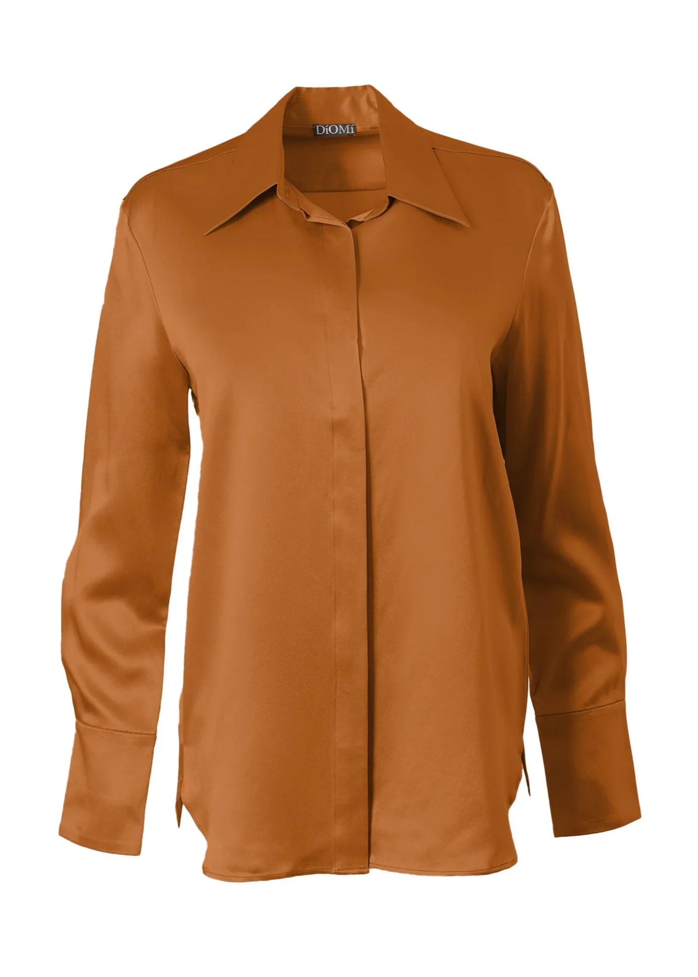 Button Down Blouse in Copper