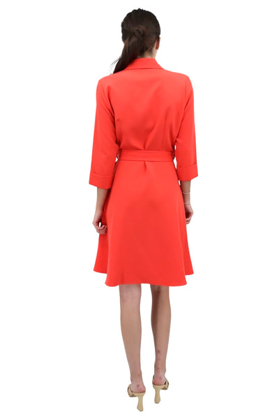 Shirt Dress in poppy