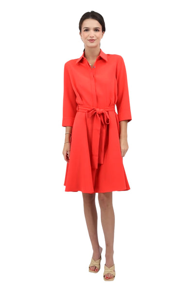 Shirt Dress in poppy