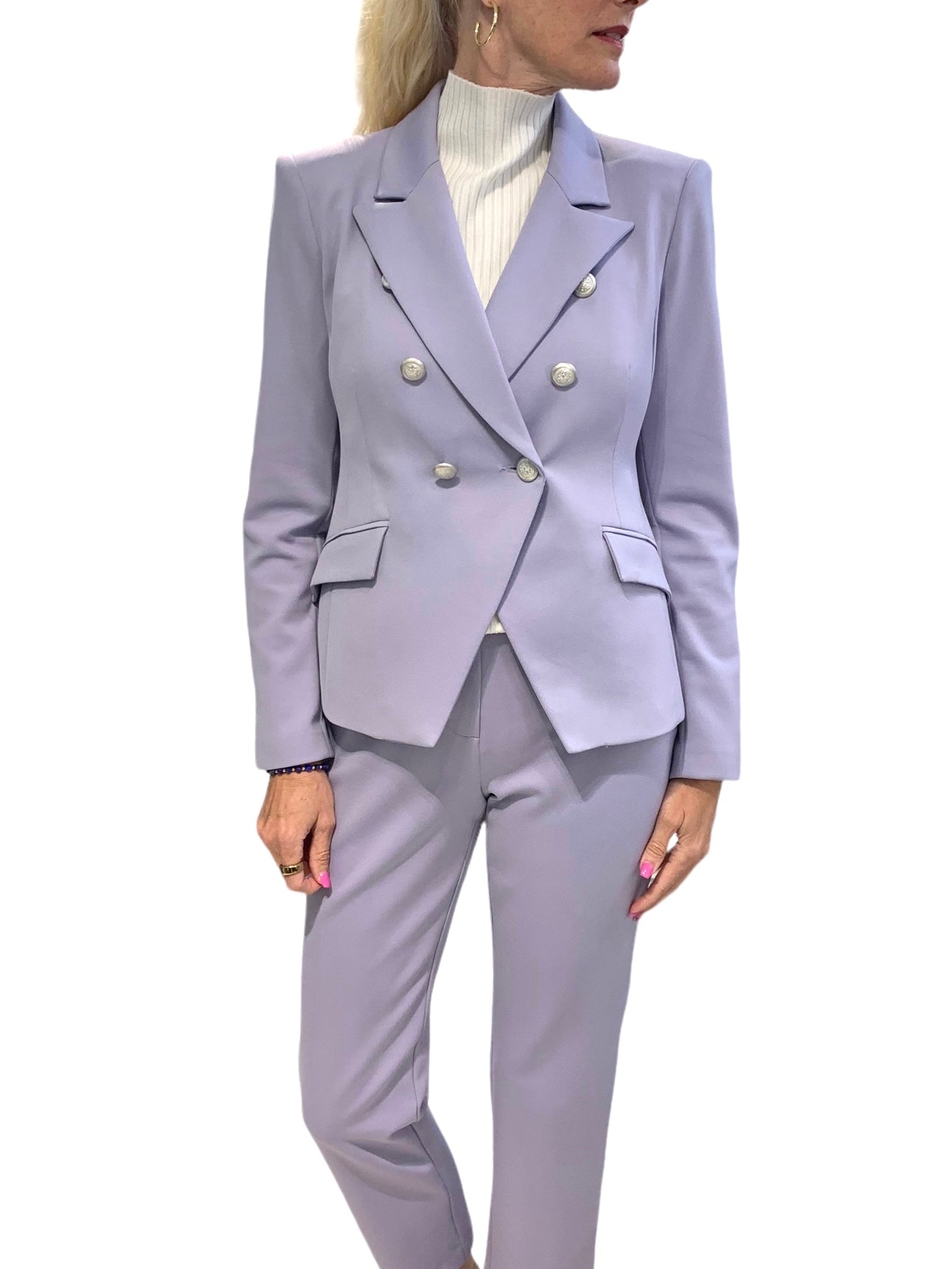 Jacket with 6 Buttons - Lilac