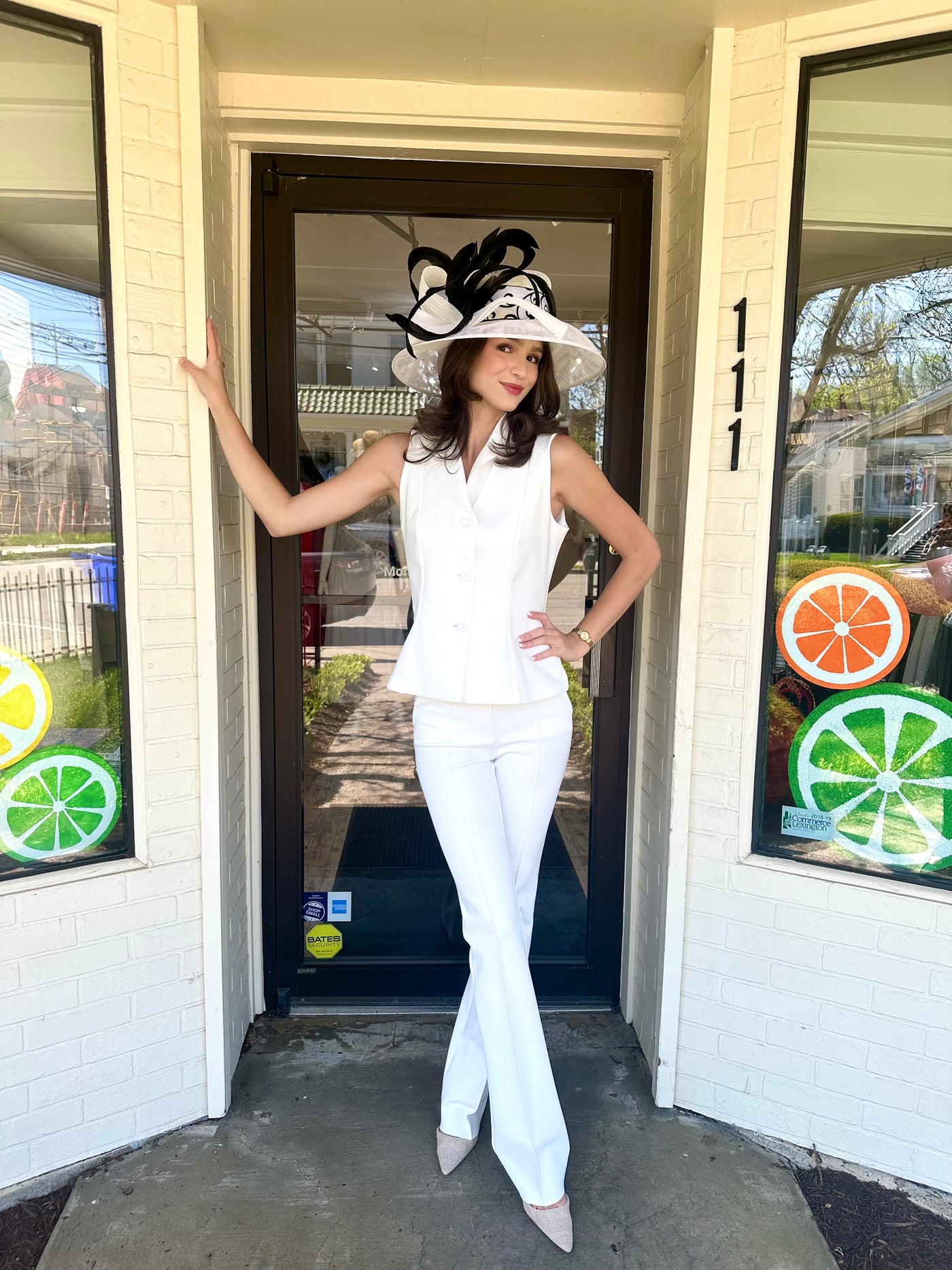 Perpot Vest in White