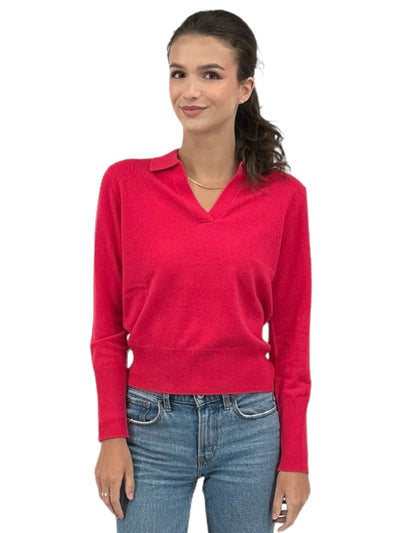 Fitted Polo in Poppy