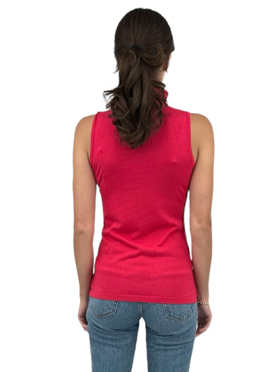 Seamed Funnel Tank in Poppy