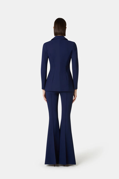 Lua Button Blazer in Midnight