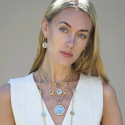 Gold Layla Horsebit Necklace