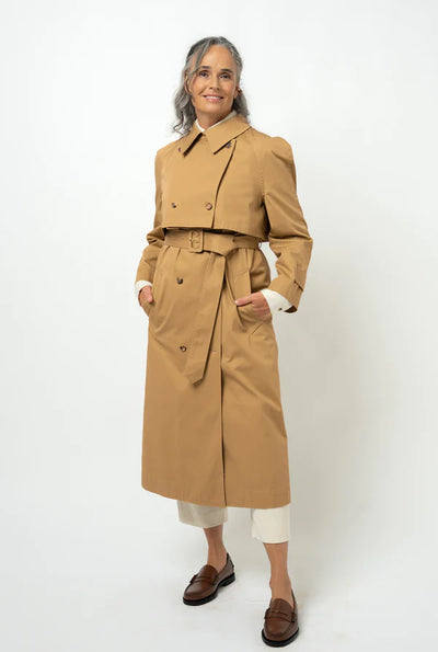 The Portmanteau Two-Piece Trench - Khaki