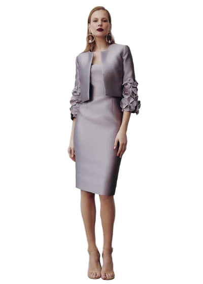 Short Jacket/Dress Suit in Amethyst