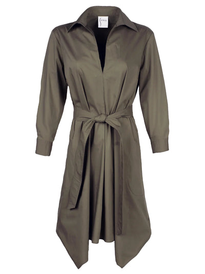 Harrison Float Dress Weathercloth: Olive