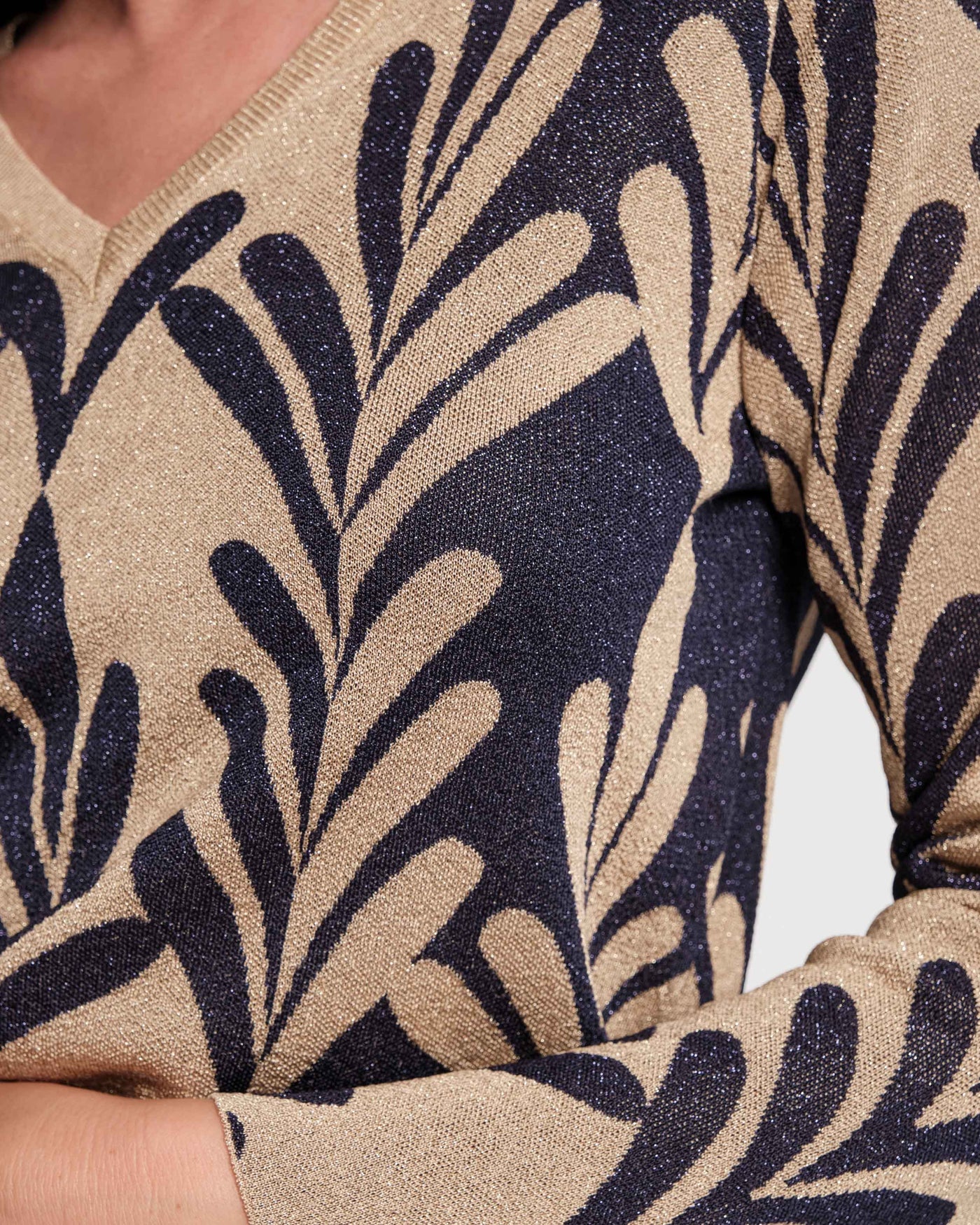 Dakota Top in Royal Palm