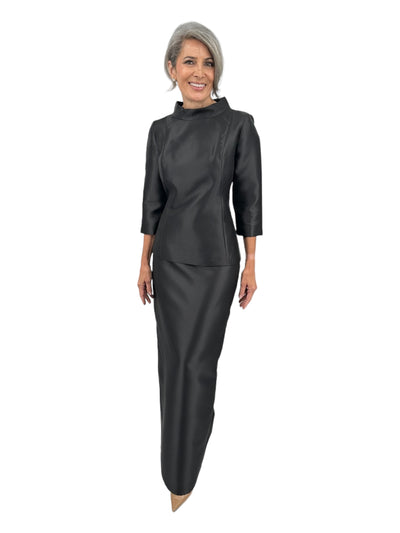 Jackie O Top in Black
