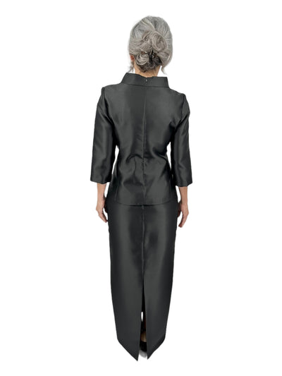 Jackie O Top in Black
