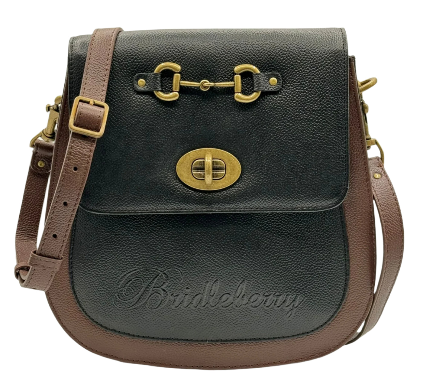 The Hunter Handbag in Black/Brown