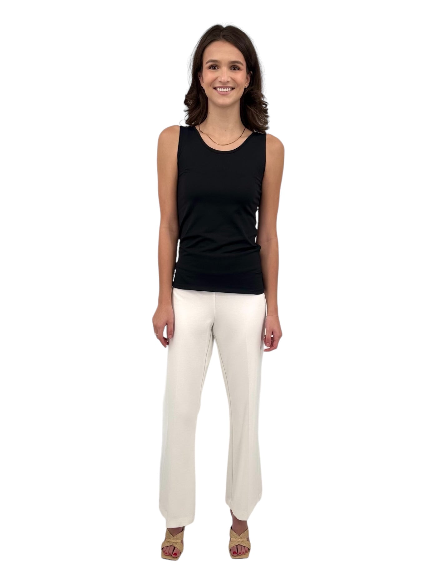 Flare Leg Pant in Winter White